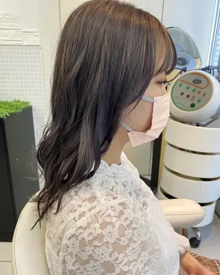 セミロング アレンジ＆ショート 💙YUKINOのヘアスタイル