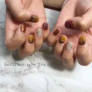 ネイル Hair salon Irie所属・與儀 知佳のネイルデザイン