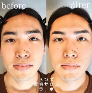 アイブロウ メンズ眉毛サロンラボ所属・モデル募集中🌟 松岡の眉毛・アイブロウイメージ