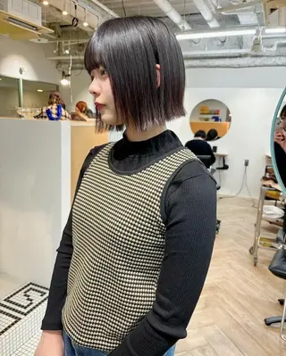 ショート ミルクティーベージュ 新潟万代/MANA♡のヘアスタイル