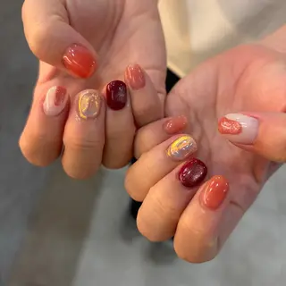 ネイル ゆびノさき茨木店 ニュアンス/アートのネイルデザイン