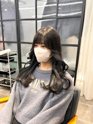 ロング カラー 韓国×髪質改善カラー 💎hinaのヘアスタイル