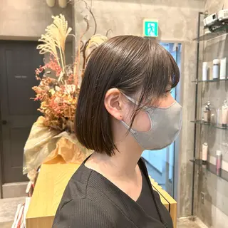 ショート ボブ・レイヤー 田中 励也のヘアスタイル