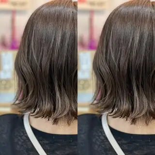 ミディアム カラー Snaly カラー特化ページのヘアスタイル