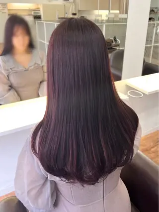 ロング カラー 四方田 皐希のヘアスタイル