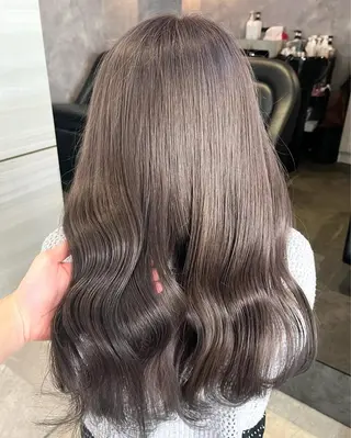ロング カラー 💘Kurea💘 艶髪/韓国/暗髪のヘアスタイル