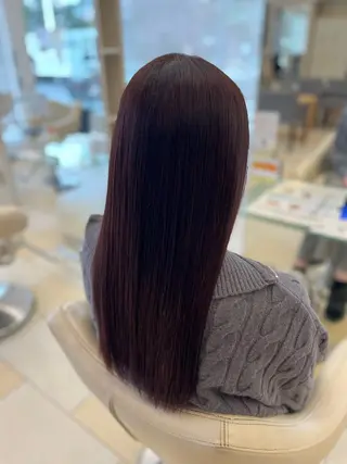 ロング カラー 村崎 美彩希のヘアスタイル