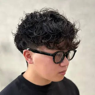 ショート パーマ メンズ SAKURA    gifu所属・メンズ/扱いやすい髪 /毛流れ/大城聖瑠のヘアスタイル