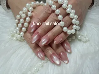 ネイル kao nail マグネット/長さだしのネイルデザイン