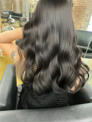 ロング パーマ 韓国風パーマ/ヘア セット/店長みづきのヘアスタイル