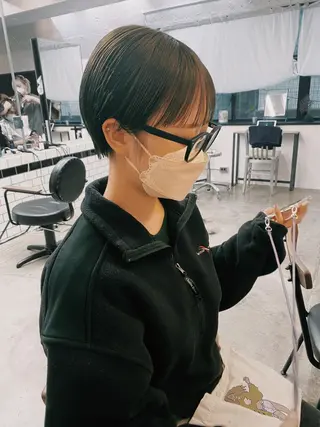 ショート カラー IVORY.所属・🟩白髪ぼかし/ボブ /ショートヘア/大司のヘアスタイル