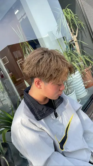 ミディアム メンズ 村上 楓弥のヘアスタイル