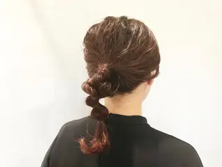 ミディアム カラー Strawberry所属・原田 志保のヘアスタイル