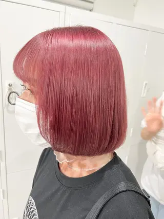 ショート 銀座/髪質改善カラー 酸性ストレート🍎のヘアスタイル