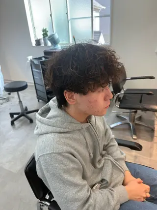 パーマ メンズ 垢抜けへの近道✂️ メンズ縮毛矯正/齊藤のヘアスタイル