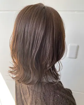 ミディアム カラー ヘアアレンジ ◎モチマル チアキ◎のヘアスタイル