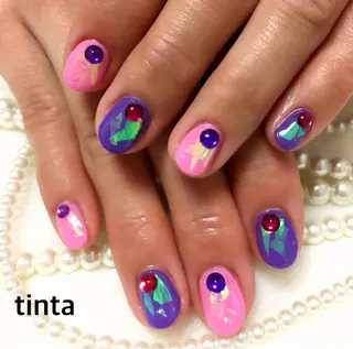 ネイル ネイルサロン ティンタ所属・馬場 典子のネイルデザイン