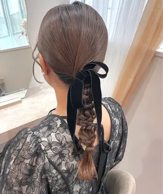 ロング エクステ＆ヘアセット Milaのヘアスタイル
