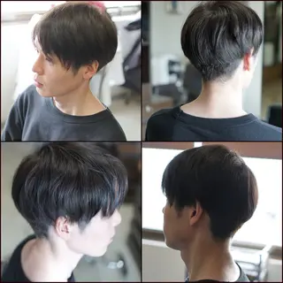 ショート カラー メンズ 中島 剛のヘアスタイル