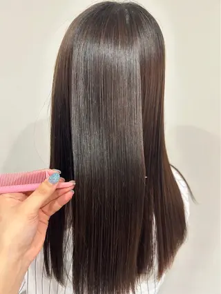 セミロング 穴山 斗希のヘアスタイル