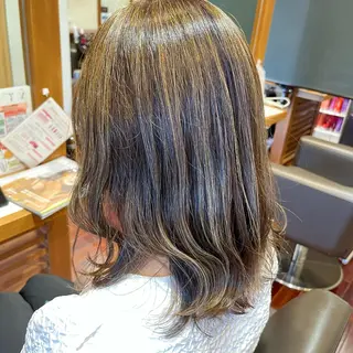 ミディアム 髪質改善美容室／白石 凌大のヘアスタイル