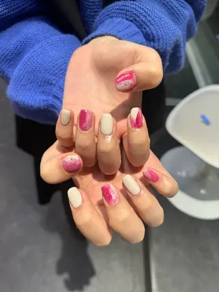 ネイル GRANDE大須 Cecil💜のネイルデザイン