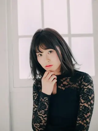 ミディアム カラー パーマ ヘアアレンジ amie 高崎 【アミ】のヘアスタイル