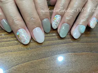 ネイル ヘアーサロン大野所属・nailsalon SWATiのネイルデザイン