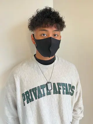 パーマ メンズ 【代表】 辻龍樹のヘアスタイル