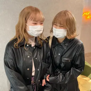 ロング カラー ヘアアレンジ ネイル マツエク・マツパ XENA表参道 MIKUのヘアスタイル