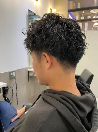 パーマ メンズ 福永速人 /メンズパーマのヘアスタイル