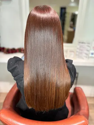 ロング カラー 栗形 龍乃介のヘアスタイル