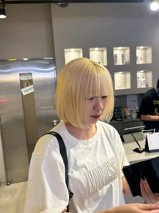 ミディアム カラー 韓国/トレンド レイヤー【101】のヘアスタイル