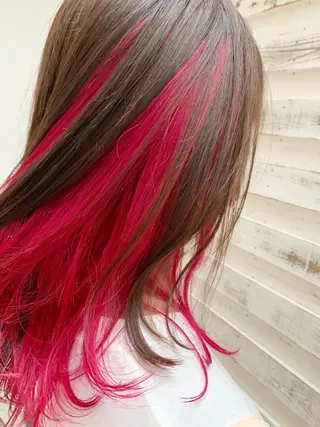 ミディアム カラー ヘアアレンジ 指名支持率NO.1 スタイリストのヘアスタイル