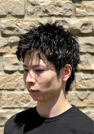 パーマ メンズ 小松 智寛のヘアスタイル