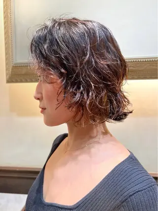 ミディアム MINX中村 公亮/デザインパーマのヘアスタイル