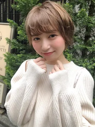 ショート カラー 🌟イメチェン美容師 🌟清水 大輝のヘアスタイル