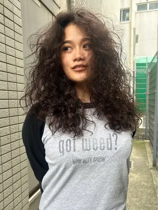 パーマ 吉岡 さゆりのヘアスタイル