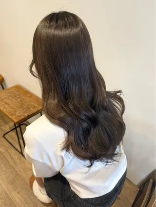 ロング カラー ヘアアレンジ Himawari♡ 柔らかいカラーのヘアスタイル