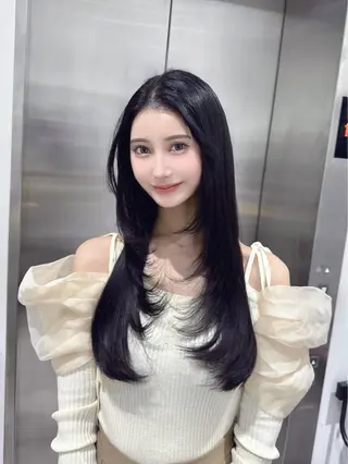 ロング カラー 魅力引き出しヘア🐾 るくものヘアスタイル