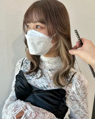 ロング カラー インナーカラー/レイ ヤーカット♡/マキシのヘアスタイル