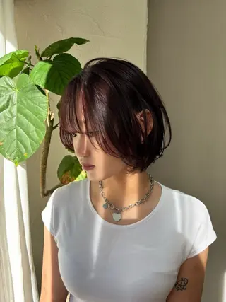 ショート カラー 津村 優明のヘアスタイル