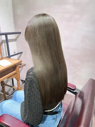 カラー ✨ブリーチなしカラー ×髪質改善✨松村 潤のヘアスタイル