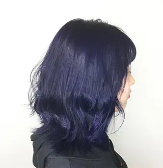 ミディアム カラー 透明感カラー 松田晃代のヘアスタイル