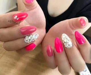 ロング ネイル ツメトマツゲ .のネイルデザイン