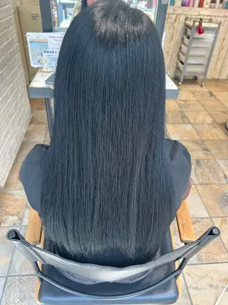 ロング カラー 田中 らなのヘアスタイル