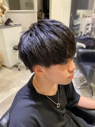 ショート メンズ 上石神井メンズパーマ 飯田徹のヘアスタイル