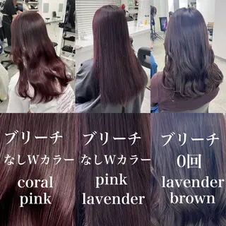 カラー ブリーチなし透明感 💗RYOTAのヘアスタイル