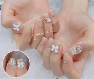 ネイル 𝐲𝐮𝐦𝐢🎀 長さ出しデザイン専門のネイルデザイン