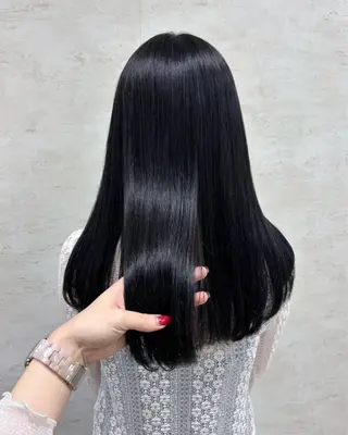 ロング カラー 杉田 涼のヘアスタイル